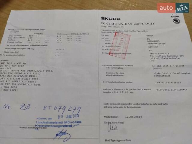 Серый Шкода Октавия, объемом двигателя 1.4 л и пробегом 140 тыс. км за 7199 $, фото 69 на Automoto.ua