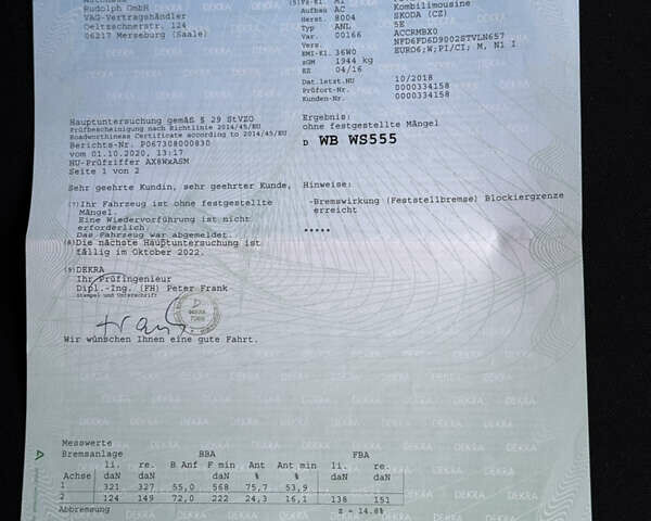 Сірий Шкода Октавія, об'ємом двигуна 2 л та пробігом 210 тис. км за 14900 $, фото 108 на Automoto.ua