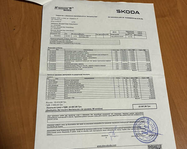 Сірий Шкода Октавія, об'ємом двигуна 1.97 л та пробігом 144 тис. км за 18700 $, фото 107 на Automoto.ua