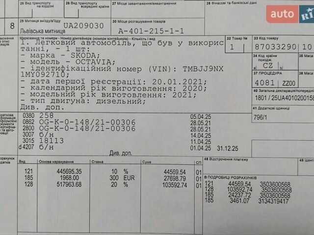 Серый Шкода Октавия, объемом двигателя 2 л и пробегом 206 тыс. км за 22499 $, фото 2 на Automoto.ua
