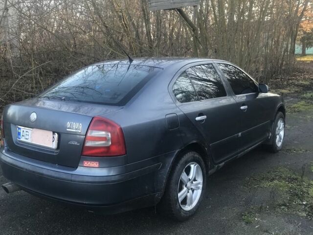 Серый Шкода Октавия, объемом двигателя 2 л и пробегом 217 тыс. км за 4800 $, фото 5 на Automoto.ua