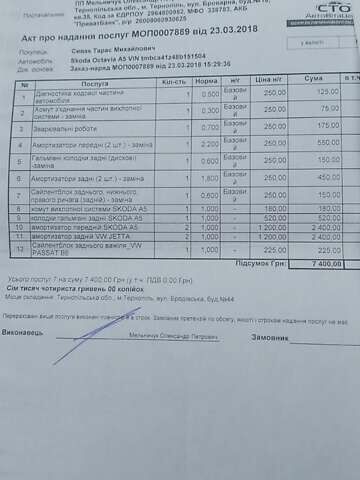 Серый Шкода Октавия, объемом двигателя 1.6 л и пробегом 335 тыс. км за 4850 $, фото 13 на Automoto.ua