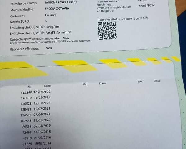 Серый Шкода Октавия, объемом двигателя 1.2 л и пробегом 183 тыс. км за 9000 $, фото 11 на Automoto.ua