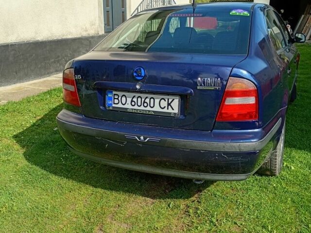 Синий Шкода Октавия, объемом двигателя 1.6 л и пробегом 217 тыс. км за 2800 $, фото 6 на Automoto.ua