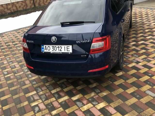 Шкода Октавия 2015 в Тячеве на Automoto.ua Синий Шкода Октавия, объемом двигателя 2 л и пробегом 260 тыс. км за 11000 $, фото 2 на Automoto.ua