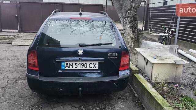 Синий Шкода Октавия, объемом двигателя 1.9 л и пробегом 475 тыс. км за 4350 $, фото 4 на Automoto.ua