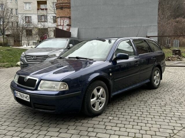 Синий Шкода Октавия, объемом двигателя 1.9 л и пробегом 427 тыс. км за 2950 $, фото 1 на Automoto.ua