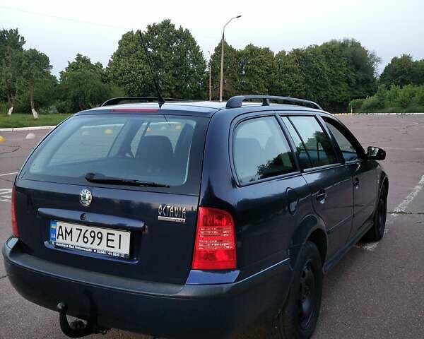 Синий Шкода Октавия, объемом двигателя 2 л и пробегом 265 тыс. км за 4500 $, фото 4 на Automoto.ua