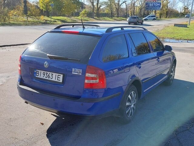 Шкода Октавия 2005 в Кременчуге на Automoto.ua Синий Шкода Октавия, объемом двигателя 1.6 л и пробегом 240 тыс. км за 4500 $, фото 1 на Automoto.ua