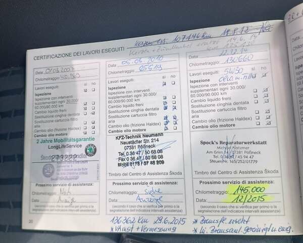Синий Шкода Октавия, объемом двигателя 1.6 л и пробегом 245 тыс. км за 3700 $, фото 17 на Automoto.ua