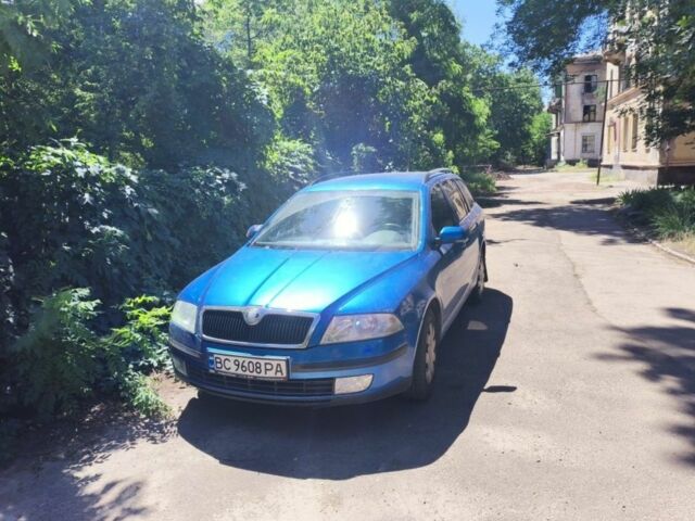 Синий Шкода Октавия, объемом двигателя 1.6 л и пробегом 190 тыс. км за 5000 $, фото 1 на Automoto.ua