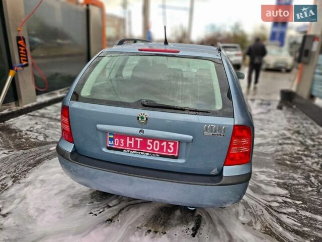 Синий Шкода Октавия, объемом двигателя 1.6 л и пробегом 164 тыс. км за 6200 $, фото 3 на Automoto.ua