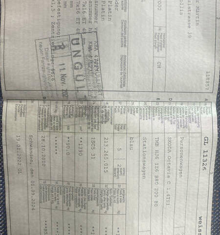 Синий Шкода Октавия, объемом двигателя 0 л и пробегом 230 тыс. км за 4750 $, фото 9 на Automoto.ua