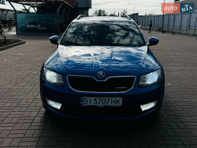 Шкода Октавия 2014 в Полтаве на Automoto.ua Синий Шкода Октавия, объемом двигателя 1.6 л и пробегом 252 тыс. км за 11000 $, фото 1 на Automoto.ua
