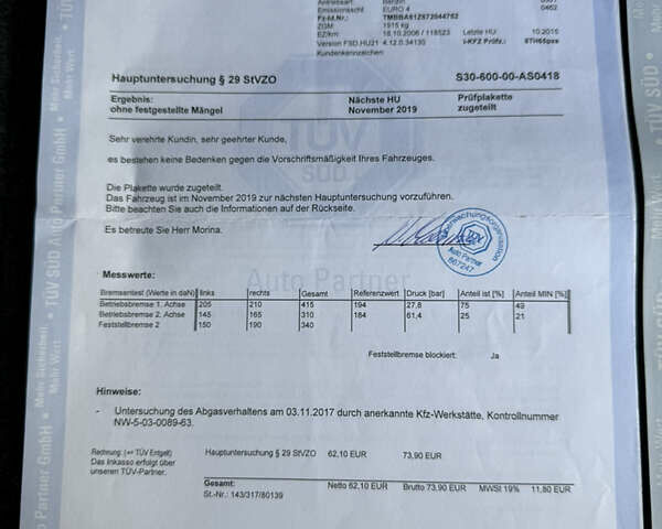 Синий Шкода Октавия, объемом двигателя 1.6 л и пробегом 214 тыс. км за 6550 $, фото 43 на Automoto.ua