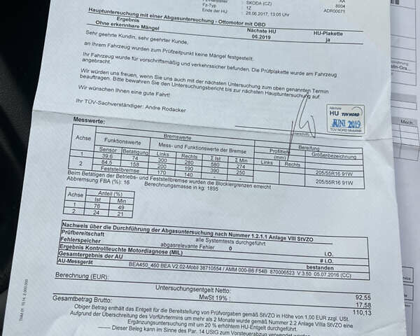 Синий Шкода Октавия, объемом двигателя 1.6 л и пробегом 207 тыс. км за 8450 $, фото 33 на Automoto.ua