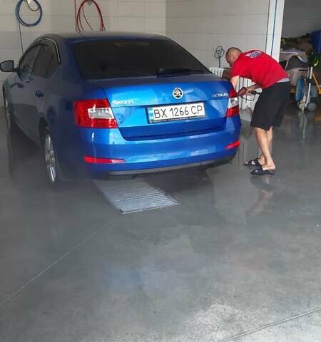 Синий Шкода Октавия, объемом двигателя 1.4 л и пробегом 215 тыс. км за 13500 $, фото 1 на Automoto.ua