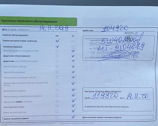 Синій Шкода Октавія, об'ємом двигуна 1.4 л та пробігом 179 тис. км за 12000 $, фото 8 на Automoto.ua