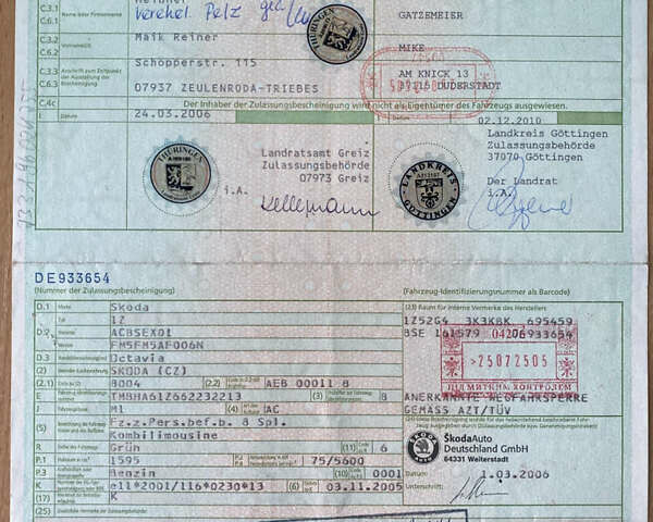 Зеленый Шкода Октавия, объемом двигателя 1.6 л и пробегом 264 тыс. км за 5250 $, фото 101 на Automoto.ua