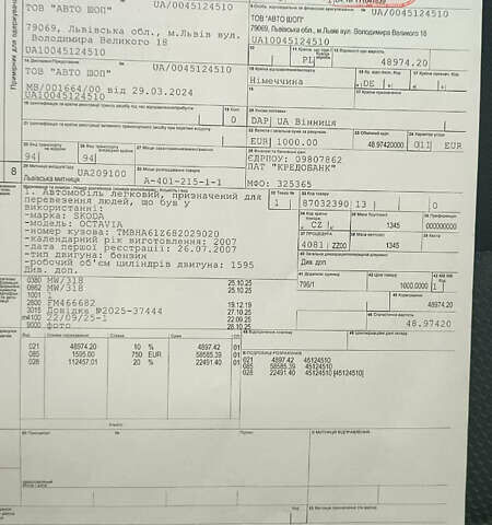 Зелений Шкода Октавія, об'ємом двигуна 1.6 л та пробігом 167 тис. км за 7777 $, фото 34 на Automoto.ua