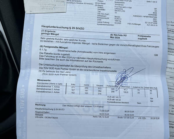 Зелений Шкода Октавія, об'ємом двигуна 1.6 л та пробігом 229 тис. км за 8500 $, фото 32 на Automoto.ua
