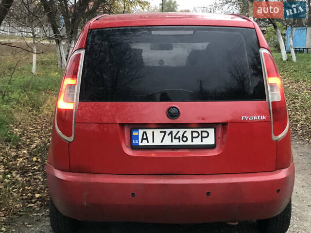 Красный Шкода Практик, объемом двигателя 1.2 л и пробегом 560 тыс. км за 2600 $, фото 4 на Automoto.ua