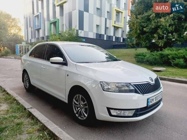 Білий Шкода Рапід, об'ємом двигуна 1.6 л та пробігом 240 тис. км за 7000 $, фото 13 на Automoto.ua