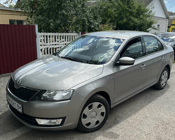 Бежевый Шкода Рапид, объемом двигателя 1.2 л и пробегом 78 тыс. км за 8700 $, фото 2 на Automoto.ua