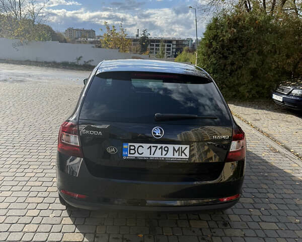 Шкода Рапид 2015 в Львове на Automoto.ua Черный Шкода Рапид, объемом двигателя 1.4 л и пробегом 242 тыс. км за 10499 $, фото 3 на Automoto.ua