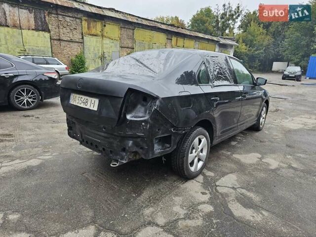 Черный Шкода Рапид, объемом двигателя 1.6 л и пробегом 90 тыс. км за 3000 $, фото 12 на Automoto.ua