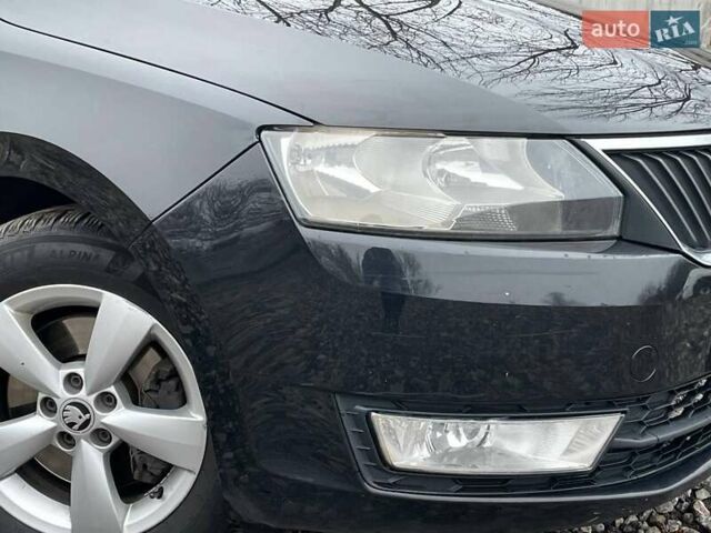 Черный Шкода Рапид, объемом двигателя 1.2 л и пробегом 197 тыс. км за 7690 $, фото 2 на Automoto.ua