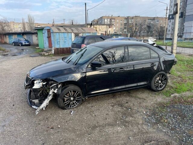 Черный Шкода Рапид, объемом двигателя 1.6 л и пробегом 190 тыс. км за 2500 $, фото 1 на Automoto.ua