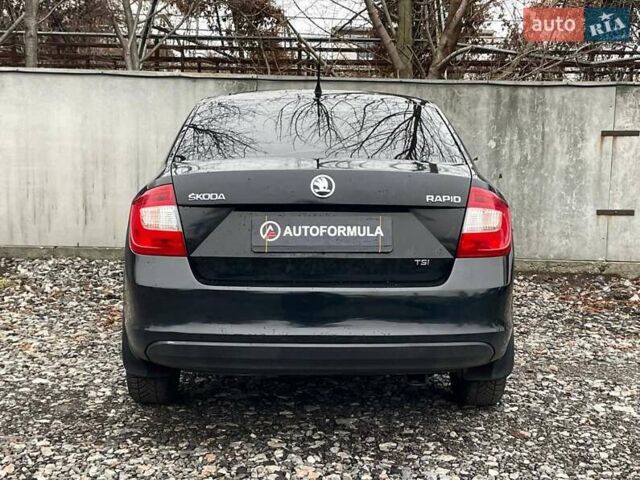 Черный Шкода Рапид, объемом двигателя 1.2 л и пробегом 197 тыс. км за 7690 $, фото 8 на Automoto.ua