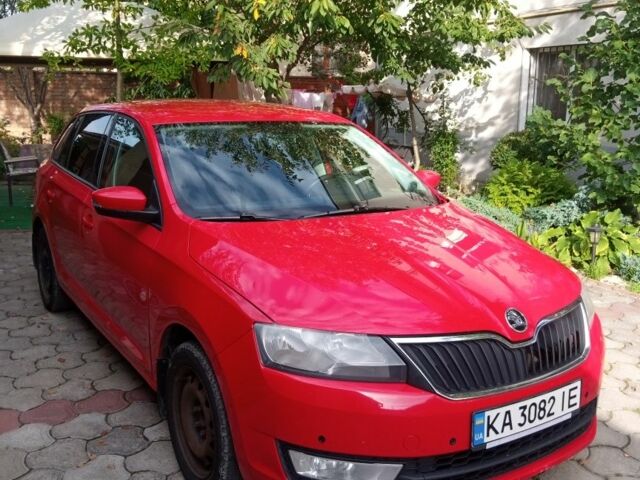 Красный Шкода Рапид, объемом двигателя 1.2 л и пробегом 248 тыс. км за 4950 $, фото 16 на Automoto.ua