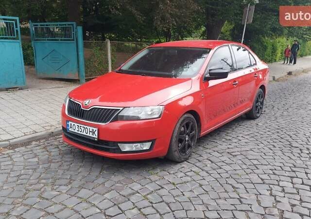 Шкода Рапид 2013 в Мукачеве на Automoto.ua Красный Шкода Рапид, объемом двигателя 1.2 л и пробегом 190 тыс. км за 6800 $, фото 3 на Automoto.ua