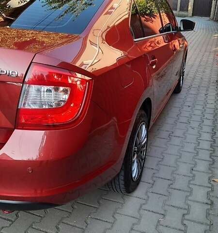 Шкода Рапид 2013 в Броварах на Automoto.ua Красный Шкода Рапид, объемом двигателя 1.6 л и пробегом 189 тыс. км за 8200 $, фото 8 на Automoto.ua