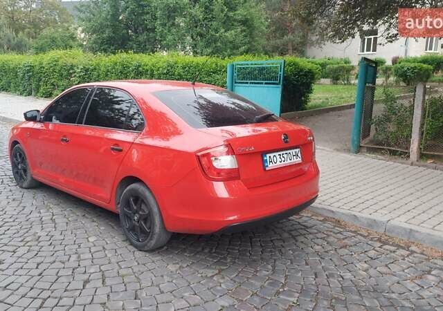 Шкода Рапид 2013 в Мукачеве на Automoto.ua Красный Шкода Рапид, объемом двигателя 1.2 л и пробегом 190 тыс. км за 6800 $, фото 4 на Automoto.ua