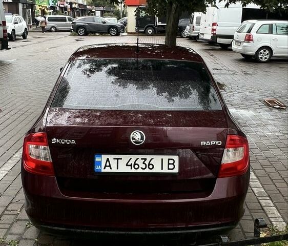 Красный Шкода Рапид, объемом двигателя 1.6 л и пробегом 296 тыс. км за 6700 $, фото 4 на Automoto.ua