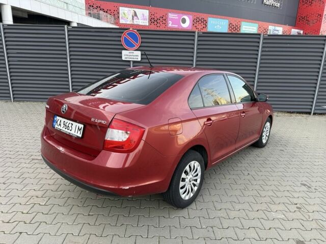 Красный Шкода Рапид, объемом двигателя 1.6 л и пробегом 333 тыс. км за 6500 $, фото 5 на Automoto.ua