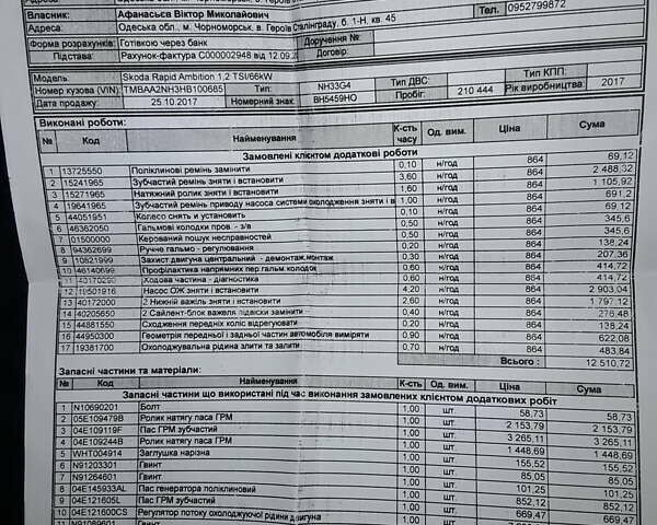 Шкода Рапід, об'ємом двигуна 1.2 л та пробігом 225 тис. км за 8400 $, фото 21 на Automoto.ua