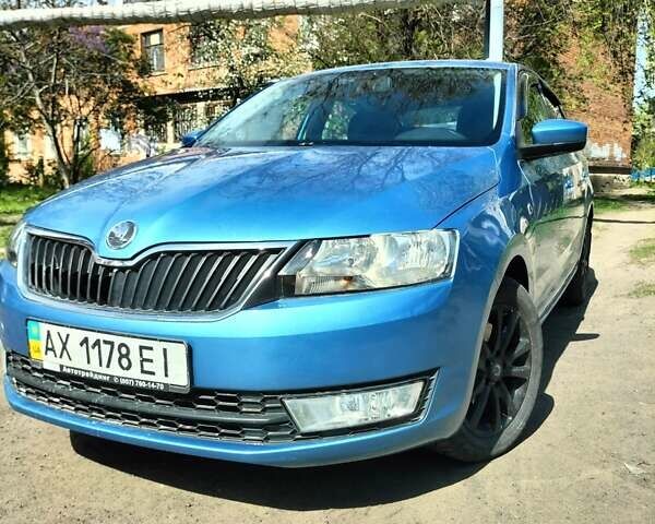 Синий Шкода Рапид, объемом двигателя 1.2 л и пробегом 170 тыс. км за 6666 $, фото 5 на Automoto.ua