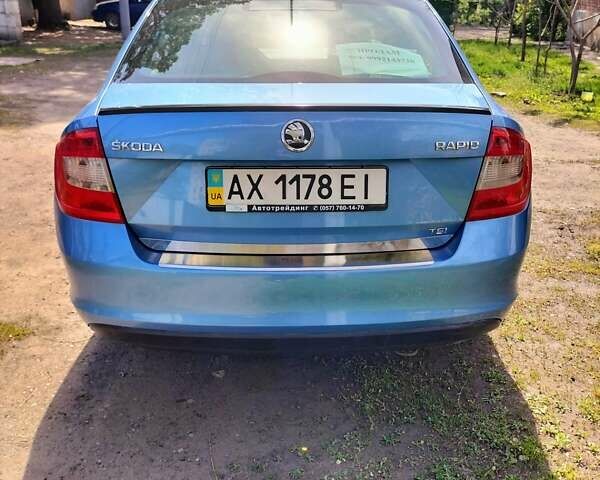 Синий Шкода Рапид, объемом двигателя 1.2 л и пробегом 170 тыс. км за 6666 $, фото 4 на Automoto.ua