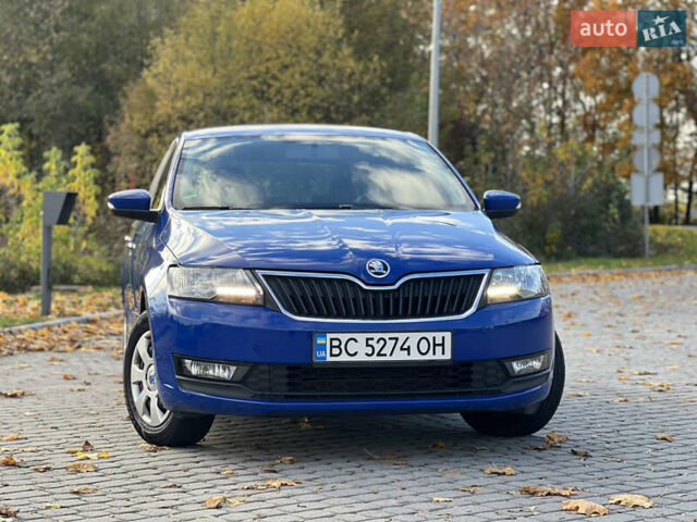 Шкода Рапід 2018 у Стрые на Automoto.ua Синій Шкода Рапід, об'ємом двигуна 1 л та пробігом 150 тис. км за 8699 $, фото 1 на Automoto.ua