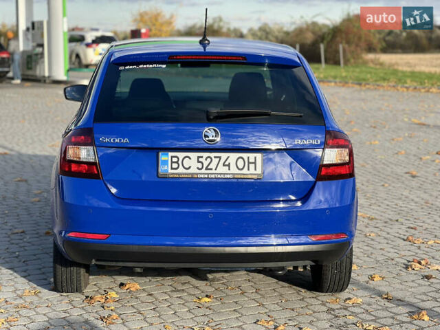Шкода Рапід 2018 у Стрые на Automoto.ua Синій Шкода Рапід, об'ємом двигуна 1 л та пробігом 150 тис. км за 8699 $, фото 4 на Automoto.ua
