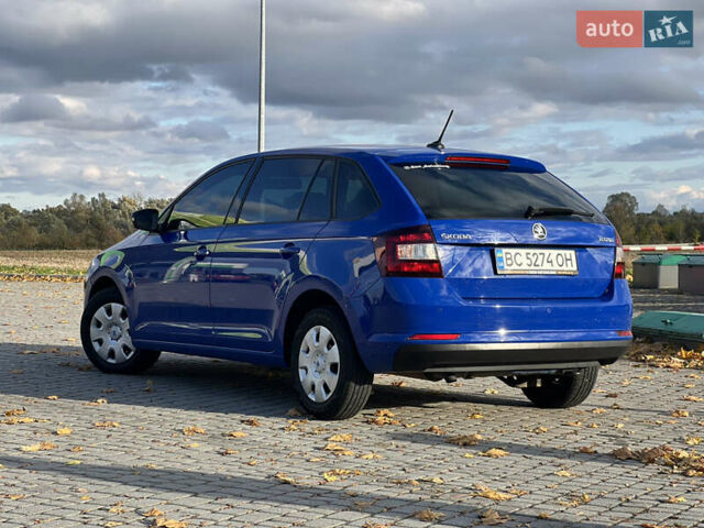 Шкода Рапід 2018 у Стрые на Automoto.ua Синій Шкода Рапід, об'ємом двигуна 1 л та пробігом 150 тис. км за 8699 $, фото 5 на Automoto.ua