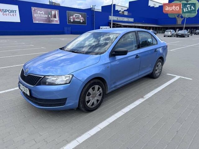 Синий Шкода Рапид, объемом двигателя 1.2 л и пробегом 132 тыс. км за 8000 $, фото 1 на Automoto.ua
