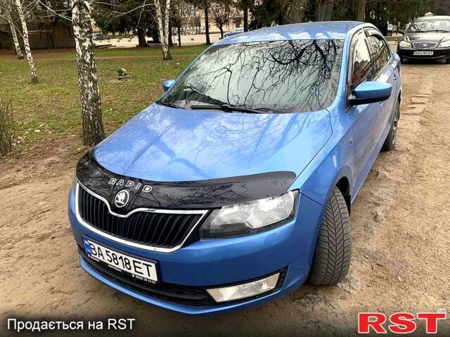 Синий Шкода Рапид, объемом двигателя 1.2 л и пробегом 161 тыс. км за 6300 $, фото 4 на Automoto.ua