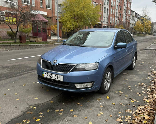Синий Шкода Рапид, объемом двигателя 1.6 л и пробегом 257 тыс. км за 8300 $, фото 1 на Automoto.ua