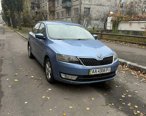 Синий Шкода Рапид, объемом двигателя 1.6 л и пробегом 257 тыс. км за 8300 $, фото 2 на Automoto.ua