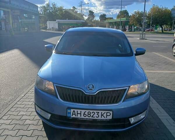 Синій Шкода Рапід, об'ємом двигуна 1.6 л та пробігом 123 тис. км за 8800 $, фото 1 на Automoto.ua